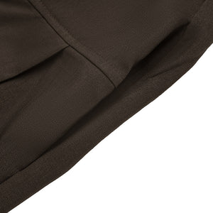 Wide-leg Suit Pants, Women's Commuter Style, Pocket Trousers