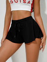 Breathable Laces Exercise And Fitness Yoga Shorts
