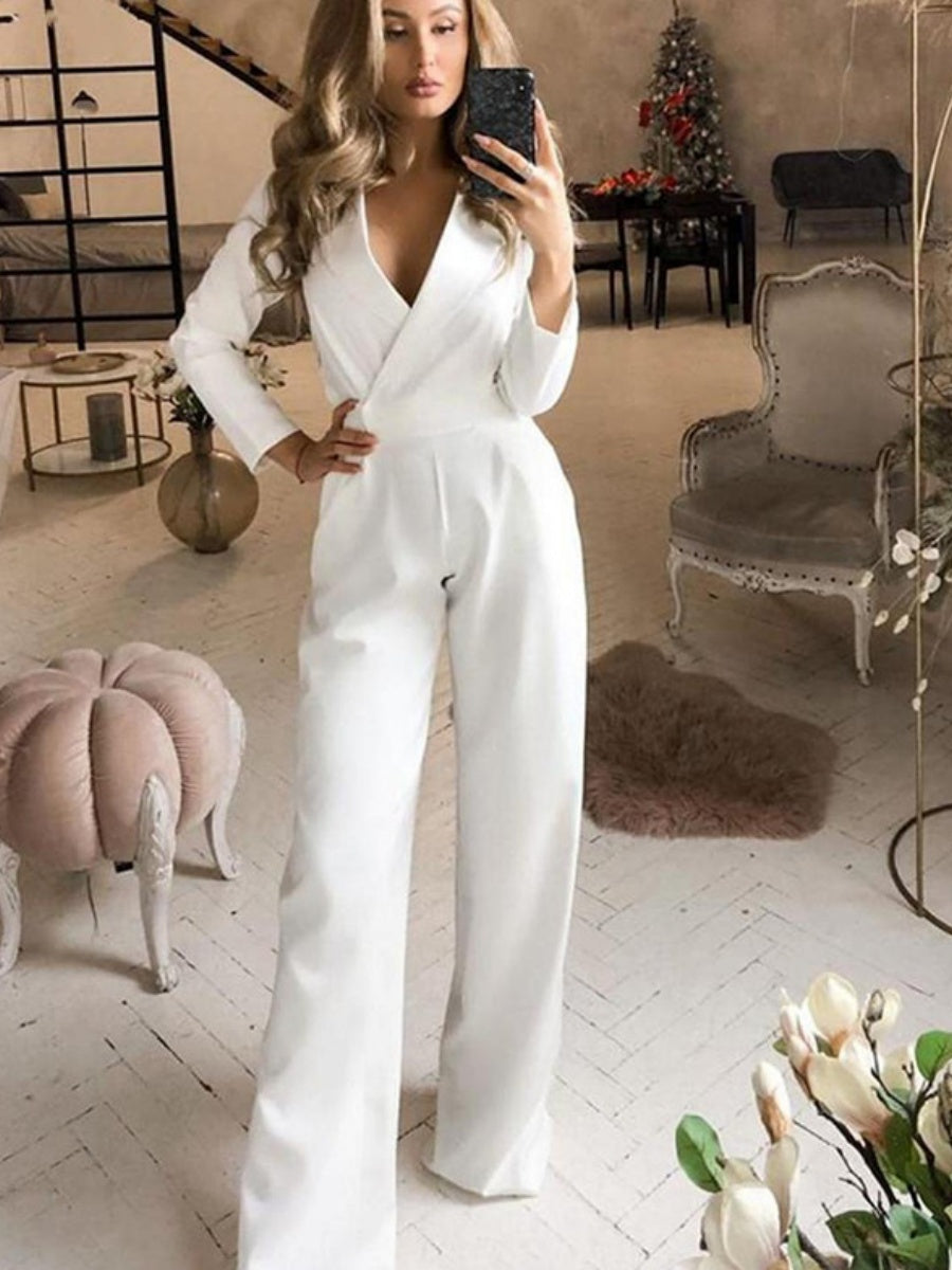 Brother-in-law Long Sleeve Pocket Jumpsuits