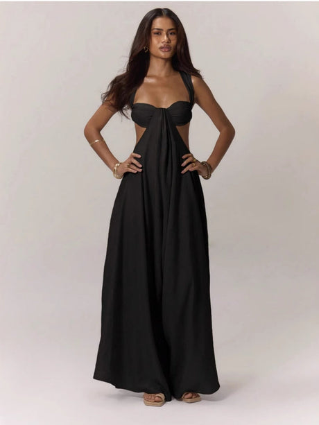 Strapless Bra Showing Off Waist And Back Jumpsuits&Bodysuits