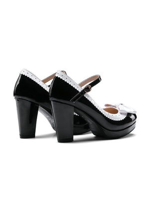 Bow-tie Platform High Heels