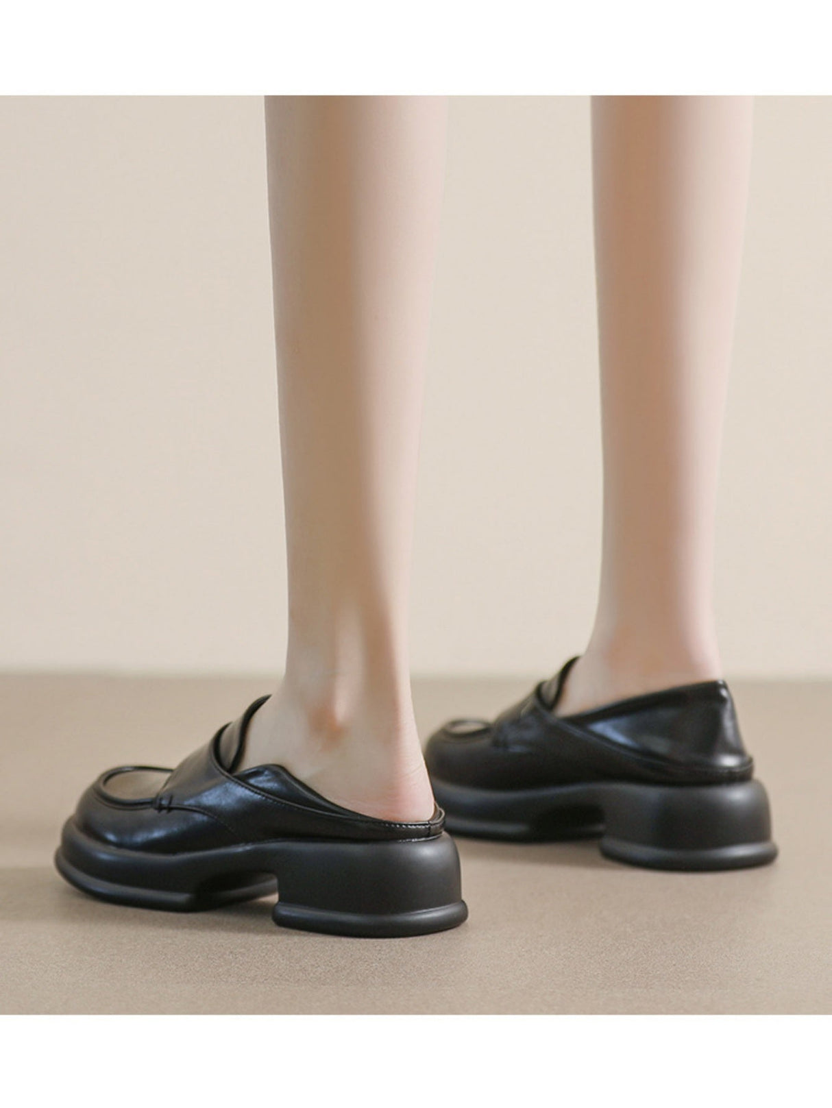 Liber Spring and autumn women's thick-soled loafers