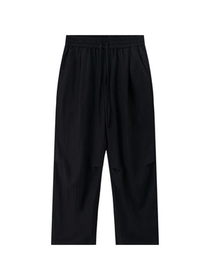 Flax Loose-fit Slimming Straight-fit Pants