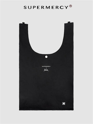 SUPER MERCY Collaboration Blind Box Crossbody Bag, Niche Design, Large Capacity, Versatile Canvas Shoulder Tote Bag For Commuting.