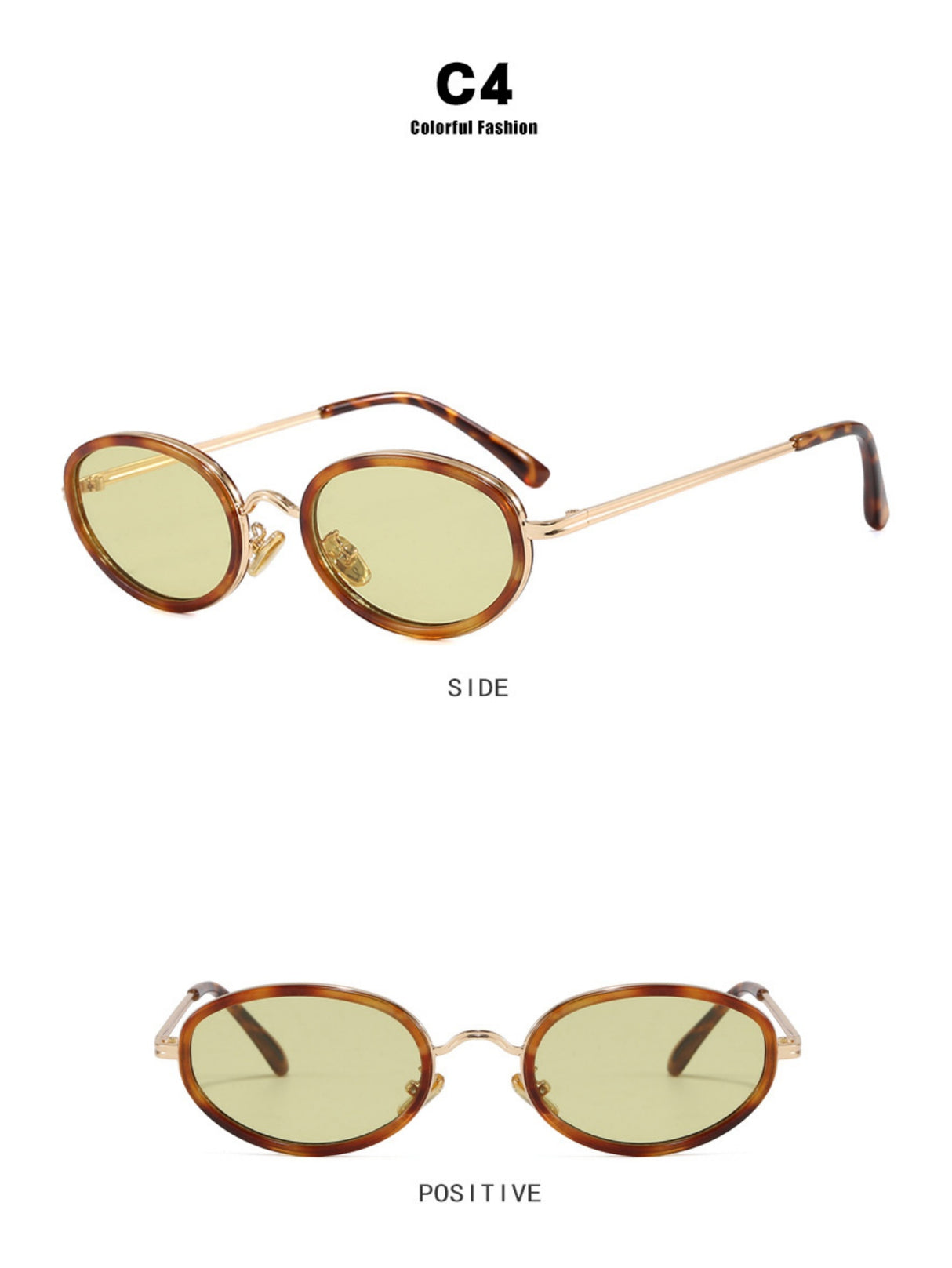 Full-frame Oval Sunglasses