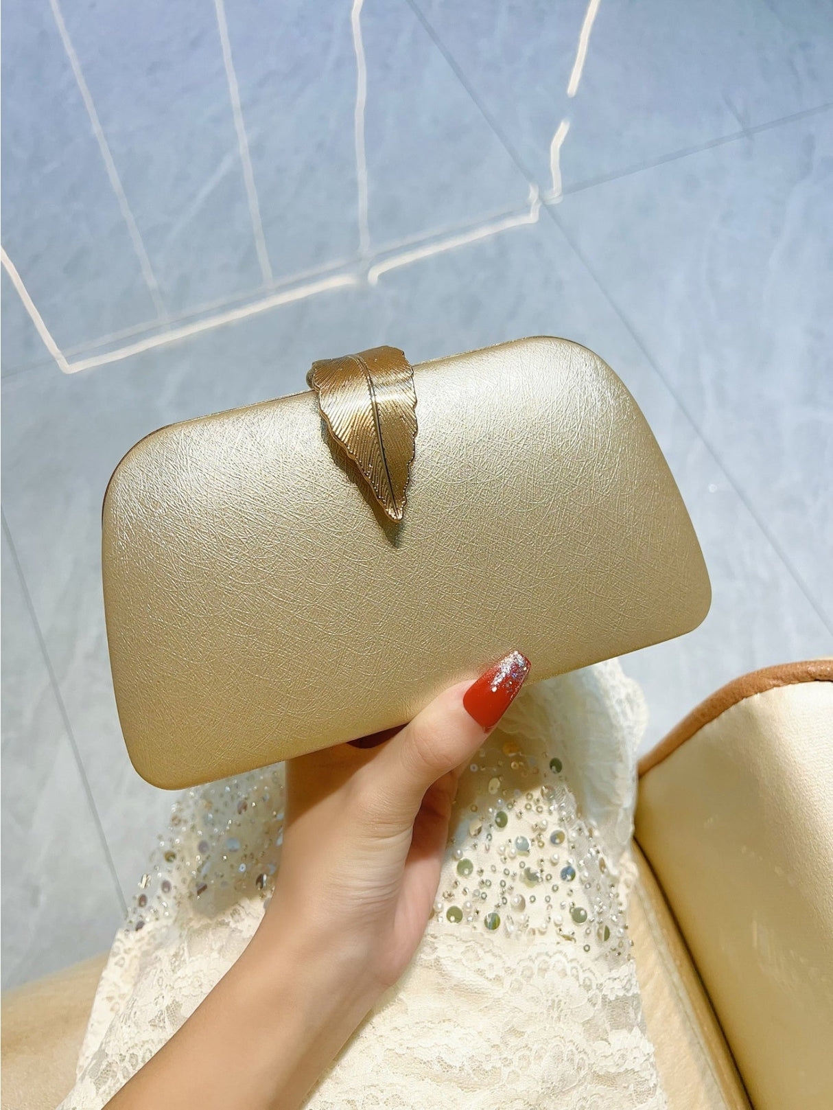 Liber Four Seasons ACC Metal Leaf Box Bag