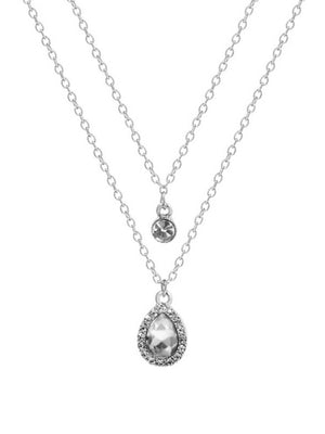 Gold-plated Teardrop Pendant Necklace