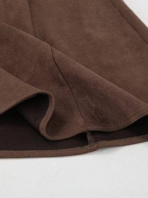 Straight zipper maxi skirt