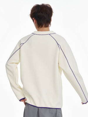 Sweat-shirts et sweats à capuche amples à rayures color-block