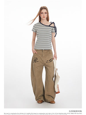 Liber Summer Women's Stripes Stripes/Plaid T-shirts