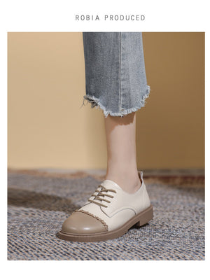 Liber Spring and autumn color-blocked women's flat shoes