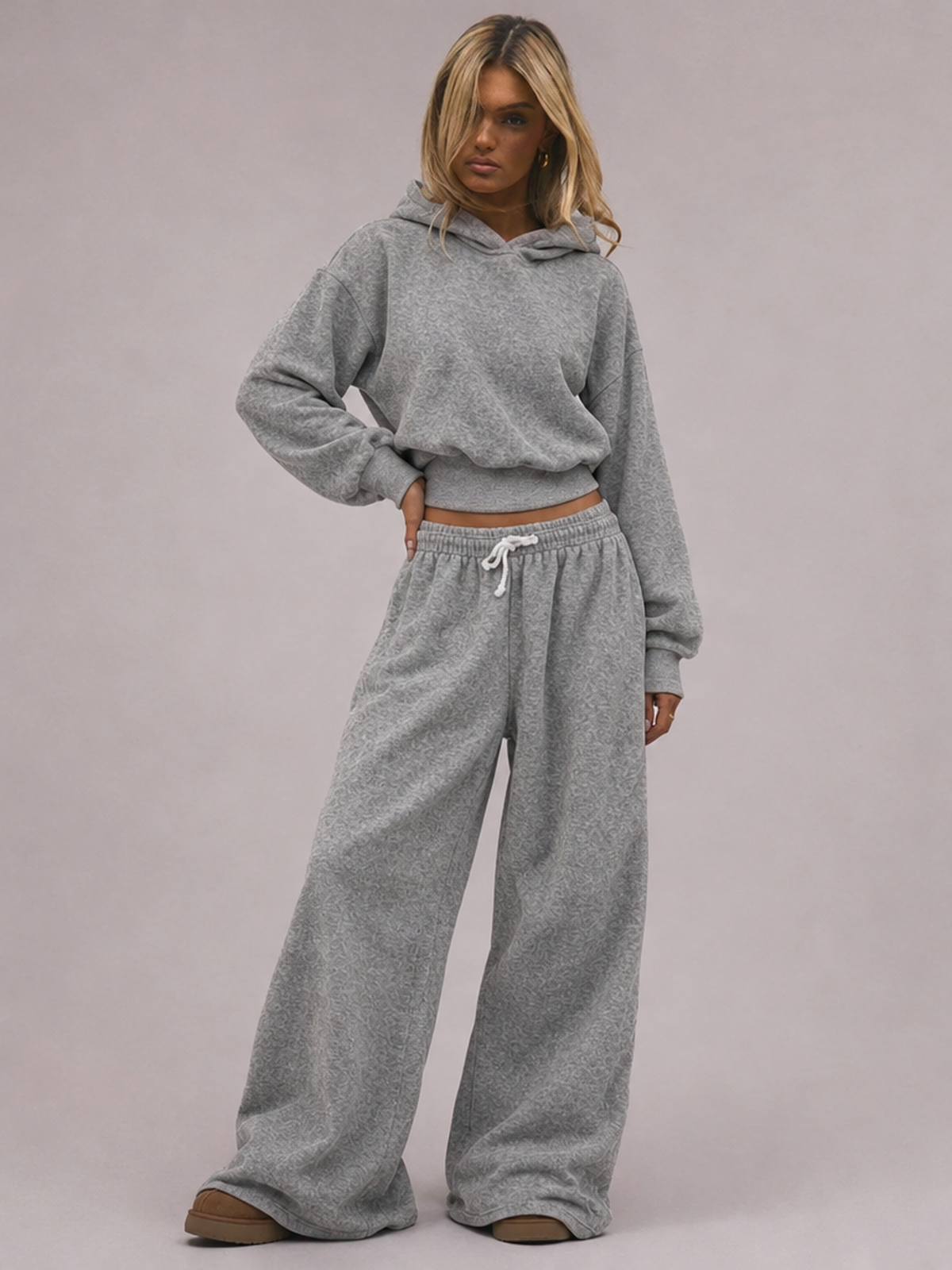 Sports Suit Women's Fashion Casual Sports Suit Straight Leg Pants Hoodie