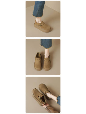Liber Spring and autumn women's thick-soled flat shoes