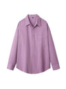 Retro Simplicity Loose-fit Shirts