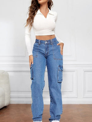 Liber Summer Women's Solid Color Jeans