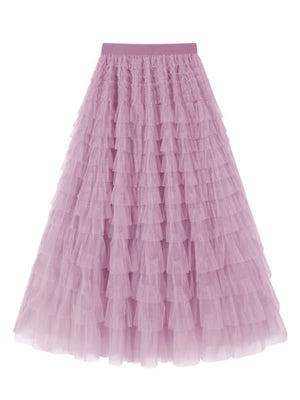 Mesh Multi-story Sweet Cake Skirt
