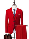 Slim-fit Business Suit Set 3-piece Sets