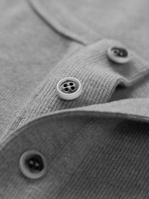 Liber Autumn Neutral wear Henry Collar Solid Color T-shirts