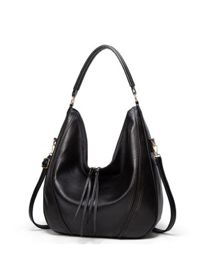 Tassel Openwork Shoulder Bag