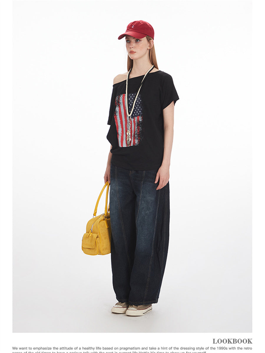 Liber Summer Women's 3D, Three-dimensional pattern Religious Nationality T-shirts