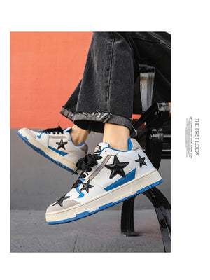 Liber Four Seasons Five-Pointed Star Men's Casual Sneakers
