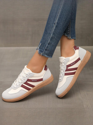 Retro Color-blocked German Training Shoes And Sneakers