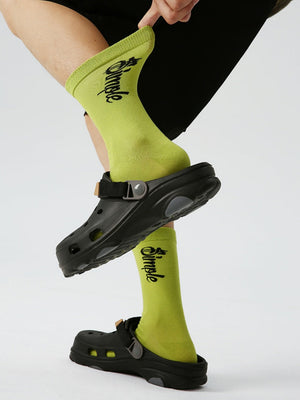 Chaussettes à pois imprimées avec lettres, lot de 3