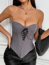 Straps Fish Bones Sexy Strapless Bra
