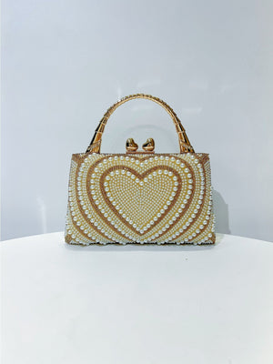 Liber Four Seasons ACC Pearl Love Saddle Bag