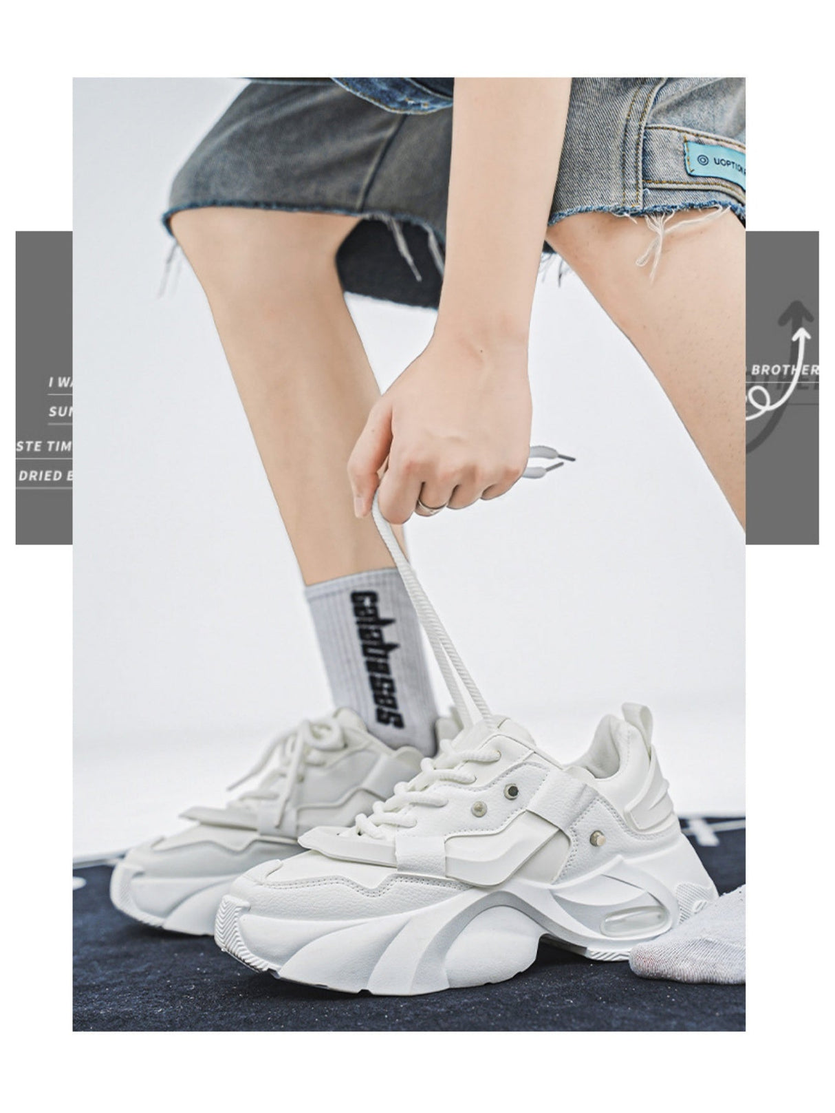 Liber Four Seasons Thick-soled Men's Casual Sports Shoes