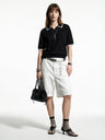 Old Money Style Color-blocked Leisure Polo Shirts