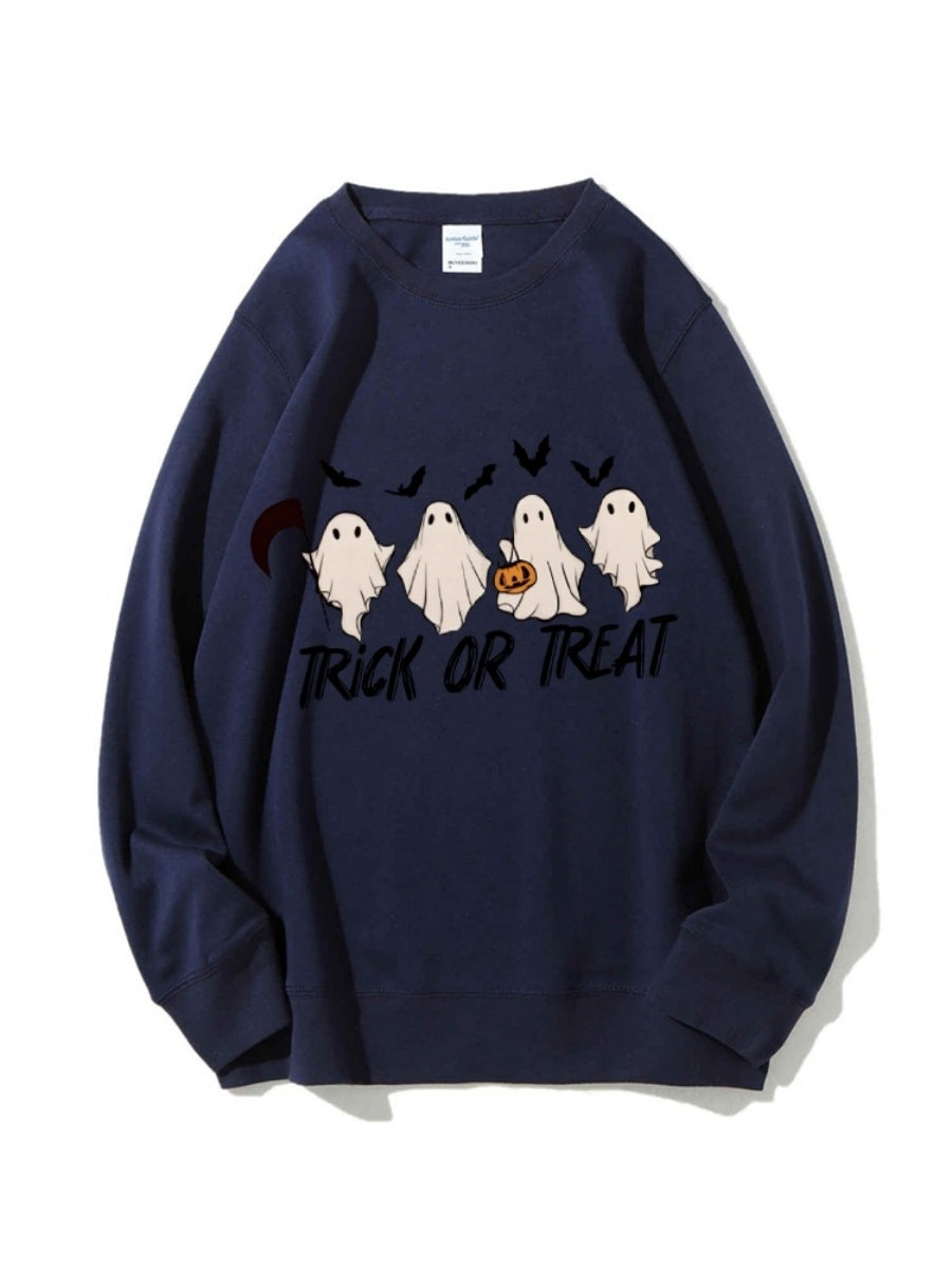 Halloween Pullover Printed Sweatshirt