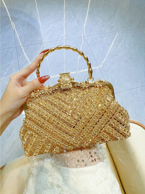 Liber Four Seasons ACC Rivet Diamond Shell Bag