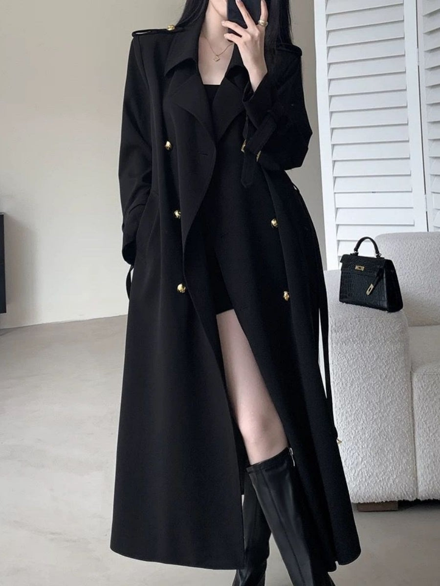 Waist Slimming Mid-length Trench Coats