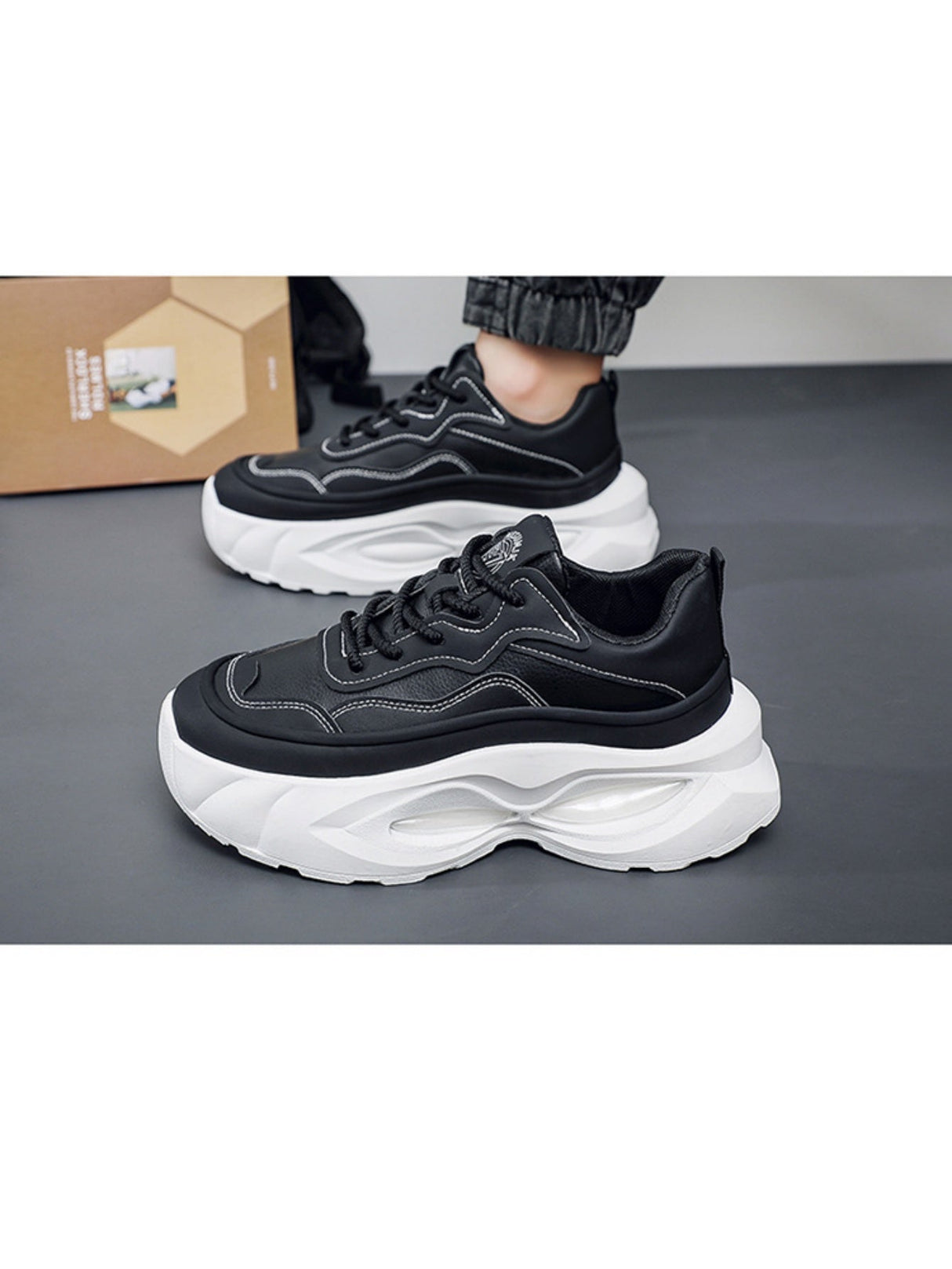 Liber Four Seasons Thick-soled Men's Casual Sports Shoes