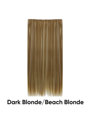 Seamless, Invisible, One-piece Long Straight Wig With Fluffy Hair