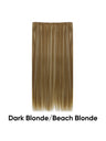 Seamless, Invisible, One-piece Long Straight Wig With Fluffy Hair
