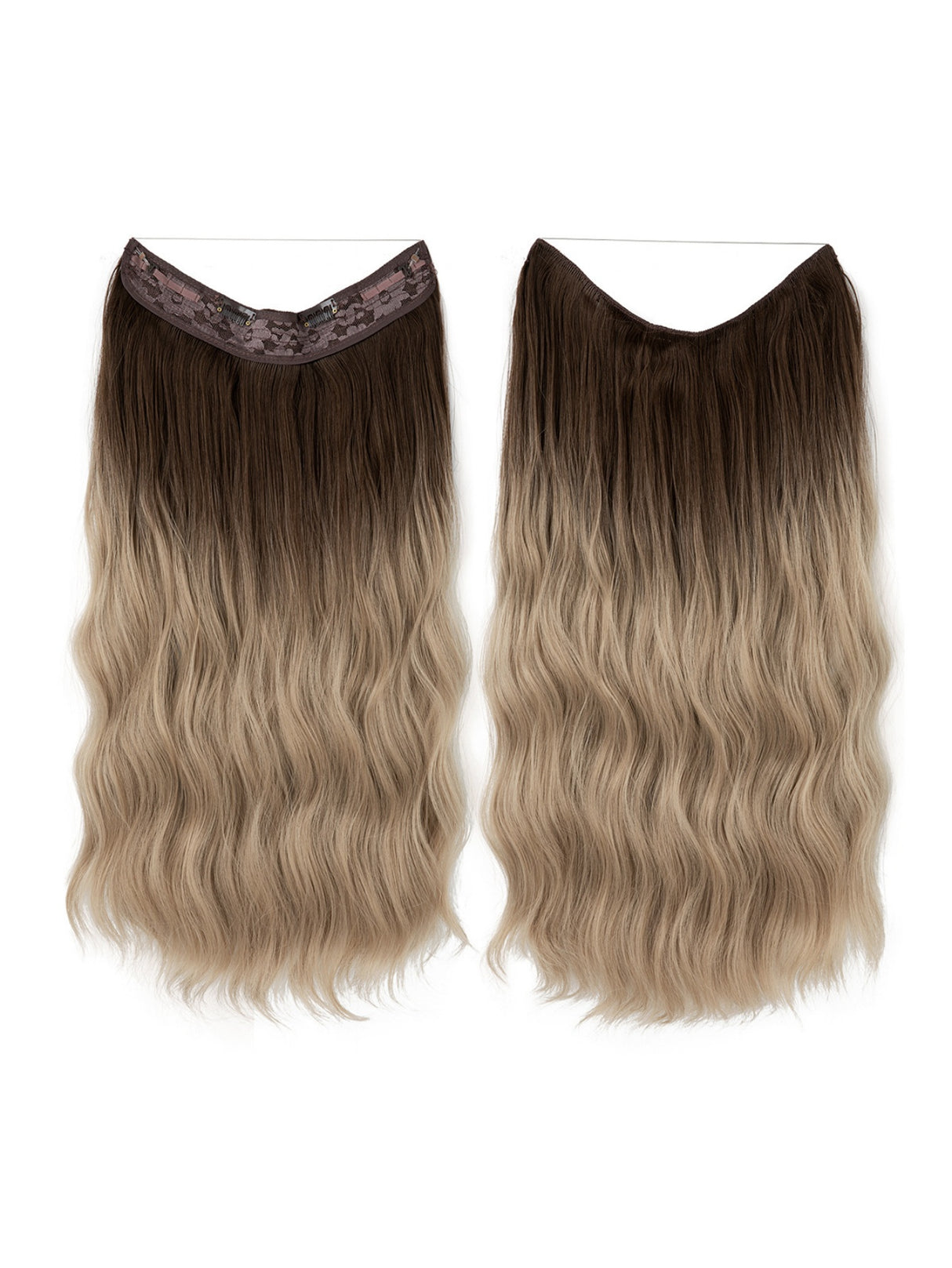 One-piece Hair Extension For Long, Wavy, Voluminous Hair