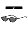 Oval-shaped Small-framed Sunglasses