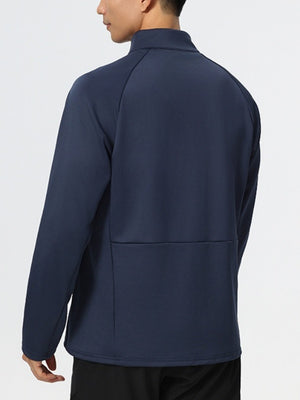 Half Zipper Quick-drying Train Cycling Running Fitness Sports T-shirt