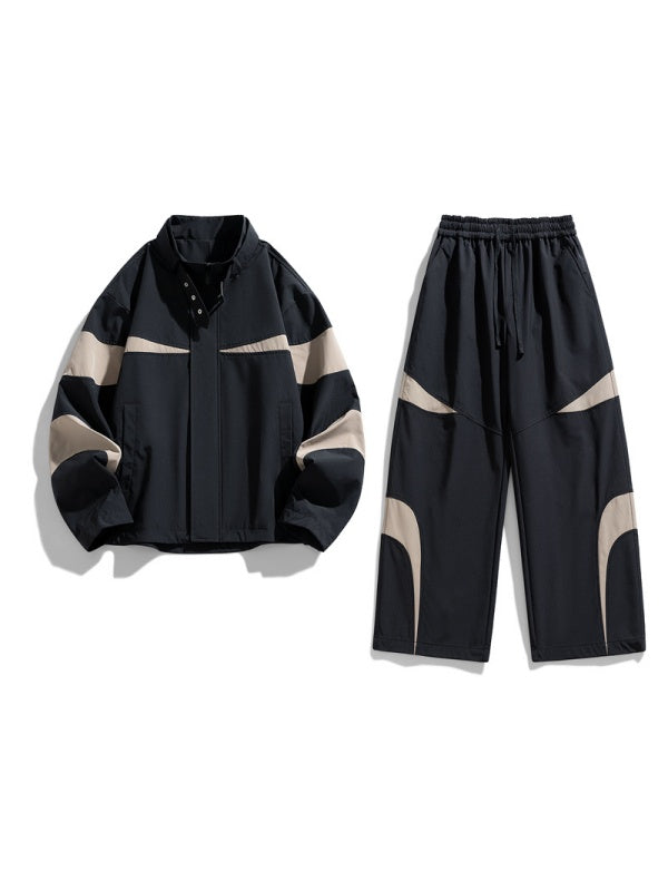 Patchwork Color-blocked 2-piece Sets