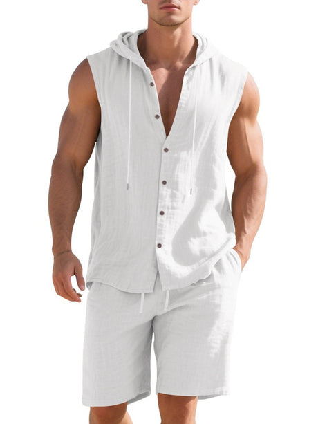 Flax Hooded Set 2-piece Sets