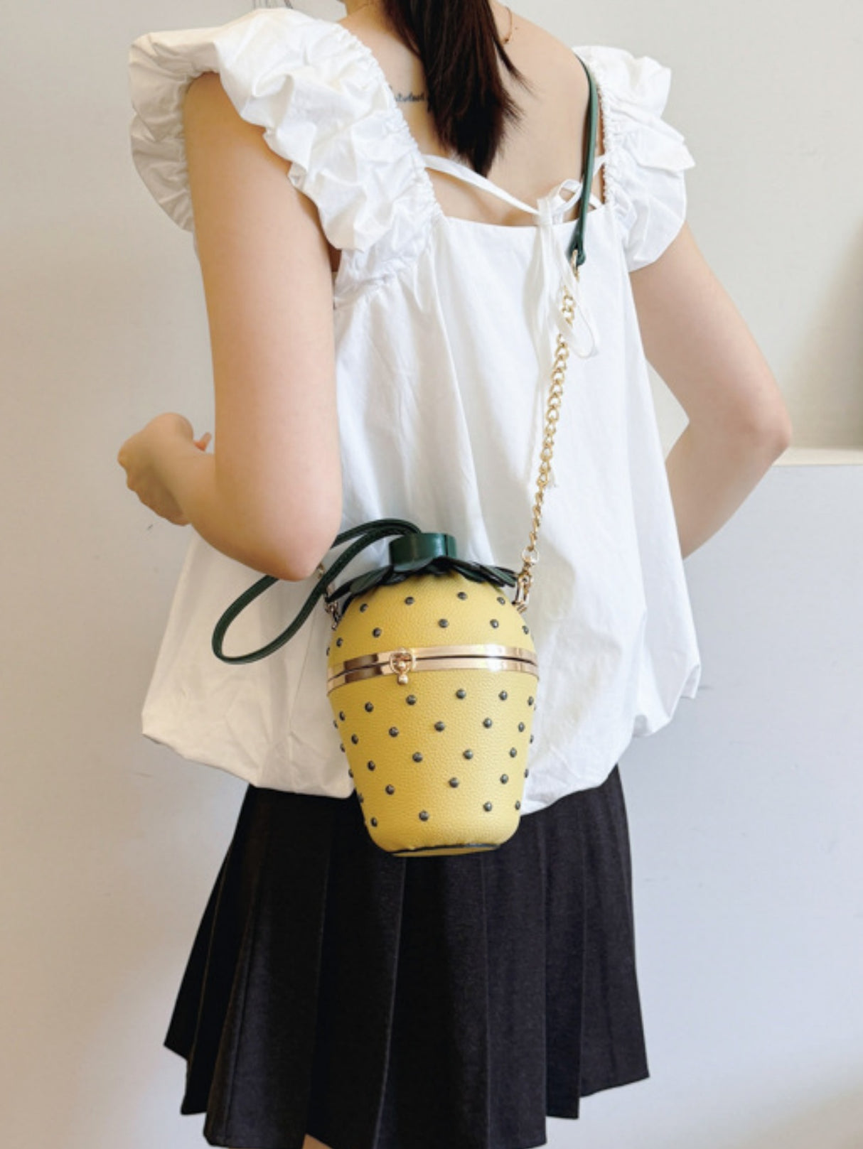Strawberry Design Fun Crossbody Bag