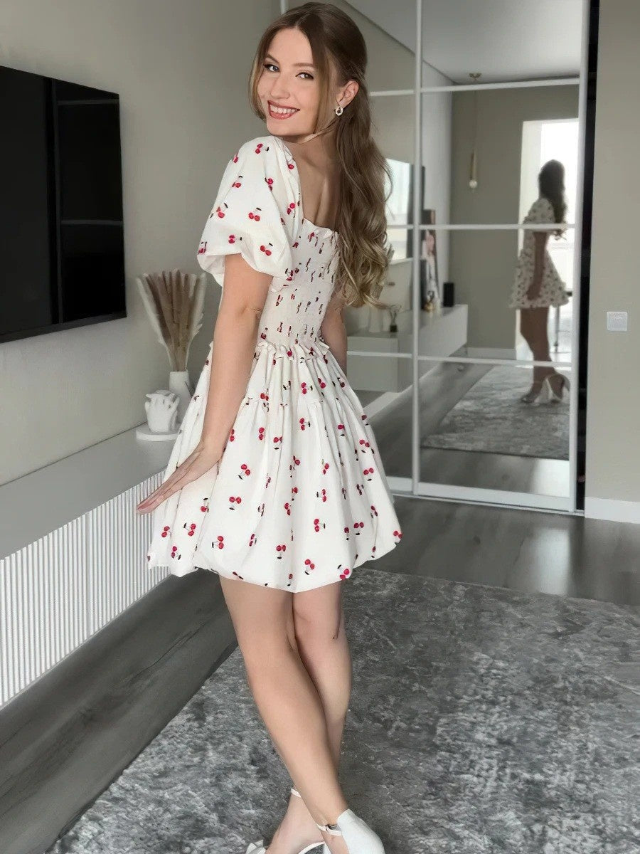 Liber Summer Women's Splicing Printed Mini&Short Dresses