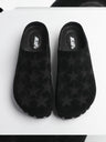 "Nomadic" Series Star-patterned Mule Shoes, Fashionable Genuine Leather Birkenstocks Platform Slippers For Men And Women