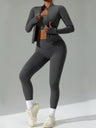 Tight Fit Yoga Sports Quick-drying Three-piece Gym Outfit