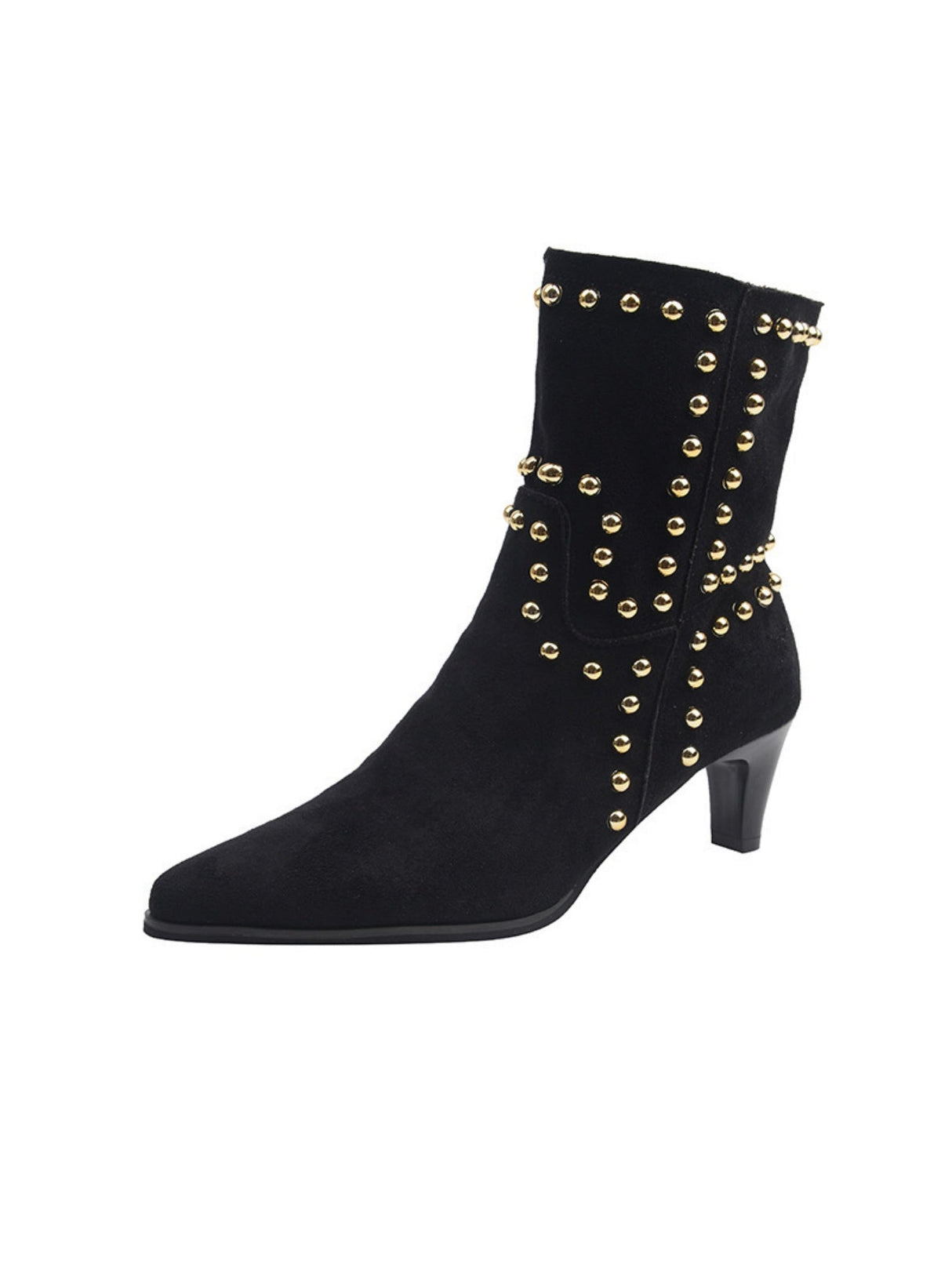Studded Pointed-toe Women's Boots