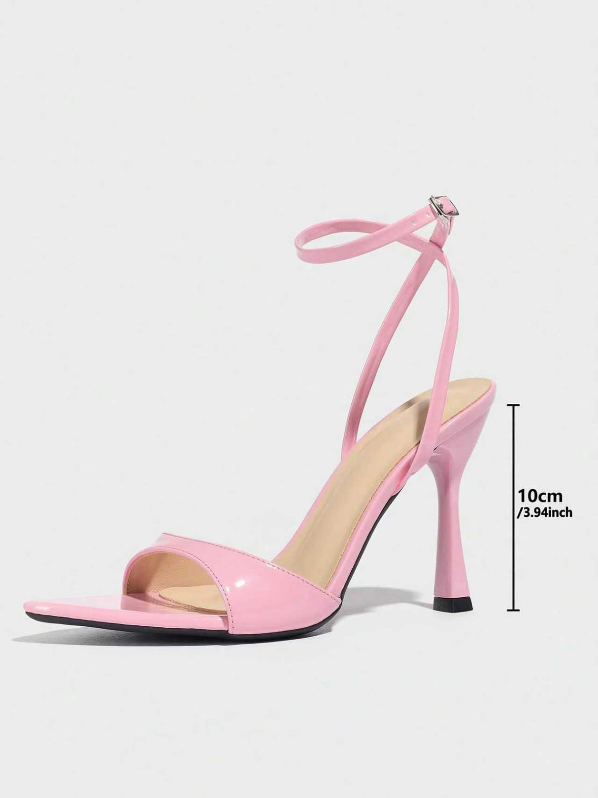 Pink High-heeled Sandals