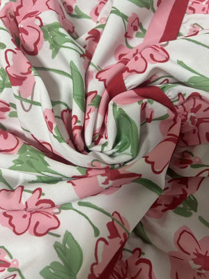 V-neck Floral Digital Printing Loose-fit Maxi Dresses