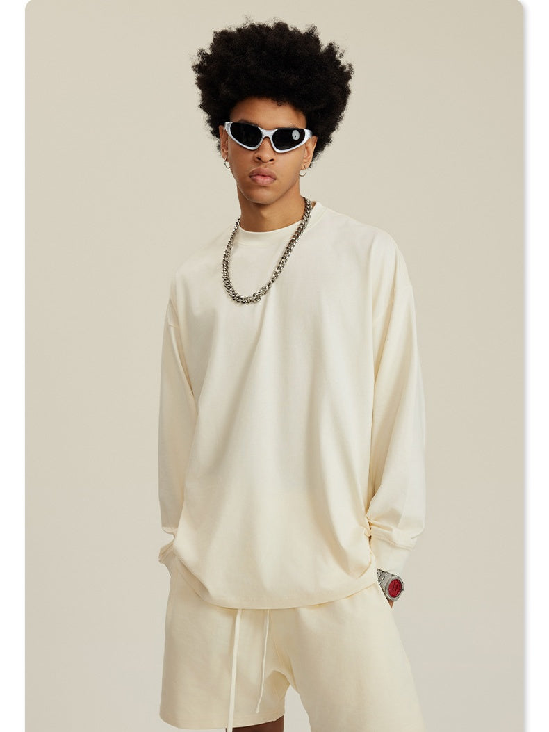 Liber Autumn Neutral wear Solid Color Solid Color T-shirts